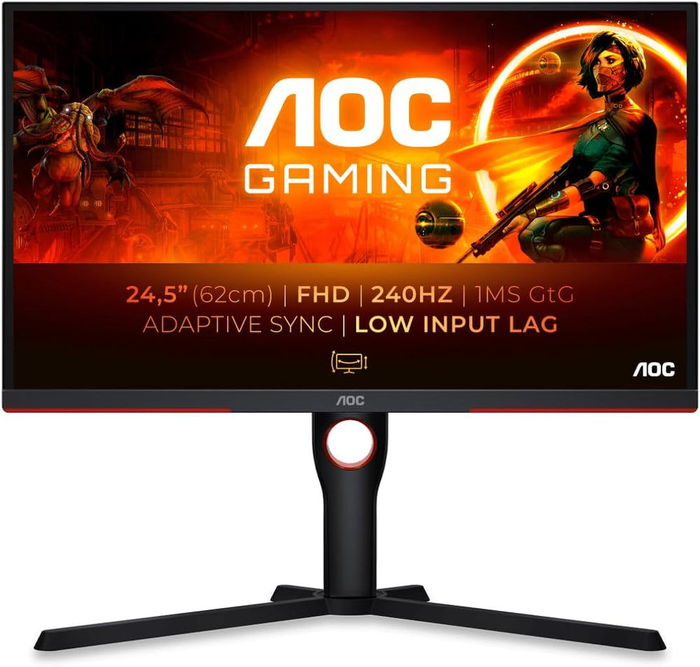 AOC ゲーミングモニター 24.5インチ TN 240Hz AOC 25G3ZM 24.5'' VA Panel FHD 240Hz 0.5ms Freesync Premium Gaming Mon