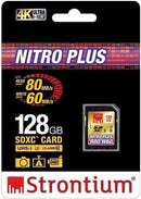 Strontium SRP128GSDU1 128GB Nitro Plus UHS1 U3 SD Card