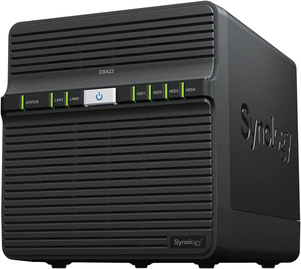 Synology DiskStation DS423 4-Bay 3.5" Diskless 2xGbE NAS, Realtek RTD1619B 4-core (4-thread) 1.7 GHz, 2GB RAM, 3 x USB3.2 - 2 Yr Wty