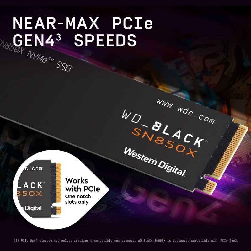 Western Digital Black SN850X M.2 4000 GB PCI Express 4.0 NVMe