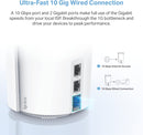 TP-Link Deco XE200(1-pack) AXE11000 Whole Home Mesh Wi-Fi 6E System