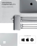 ALOGIC DUPRDX2-100 Dual 4K Display Universal Docking Station – DX2 with 100W Power Delivery (Laptop Charging) - 2 x DP with 4K 60Hz Support