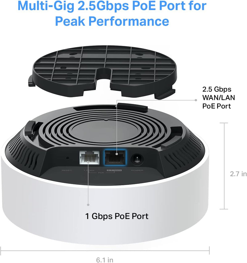 TP-Link Deco X50-PoE(1-pack) AX3000 Whole Home Mesh WiFi 6 System with PoE