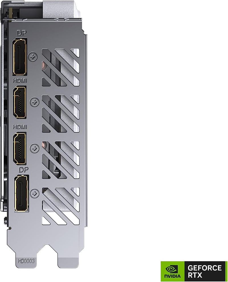 Gigabyte GV-N4060AERO OC-8GD GeForce RTX 4060 AERO OC 8G Gaming Graphics Card. White