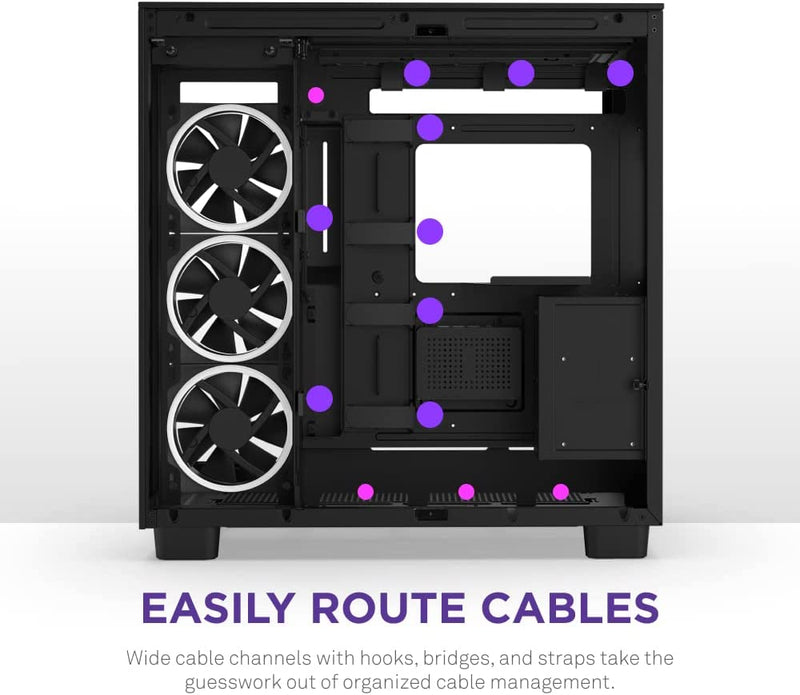 NZXT CM-H91EB-01H9 ELITE EDITION ATX MID TOWER CASE. ALL BLACK