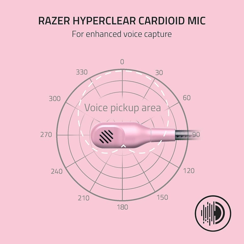 Razer RZ04-03240800-R3M1 BlackShark V2 X - Wired Gaming Headset - Quartz Edition - FRML Packaging