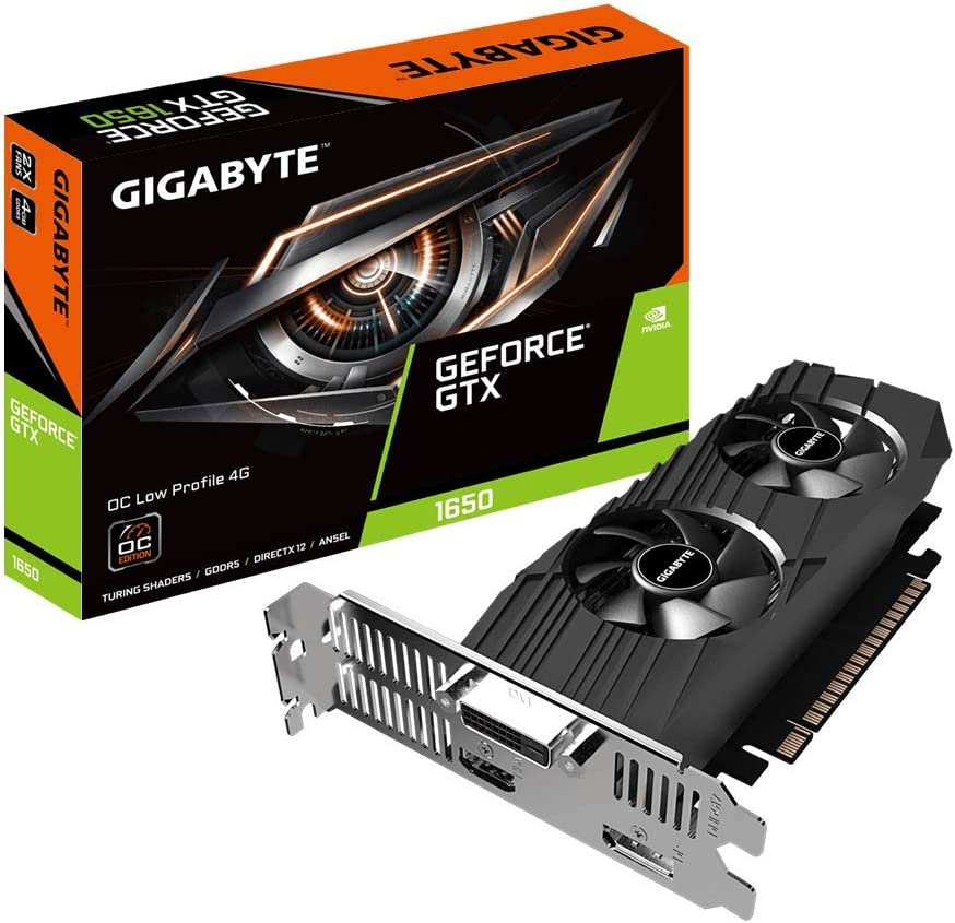 Gigabyte GeForce GTX 1650 OC Low Profile 4G NVIDIA 4 GB GDDR5