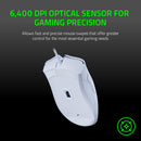 Razer RZ01-03850200-R3M1 DeathAdder Essential White Edition - Ergonomic Wired Gaming Mouse - FRML Packaging