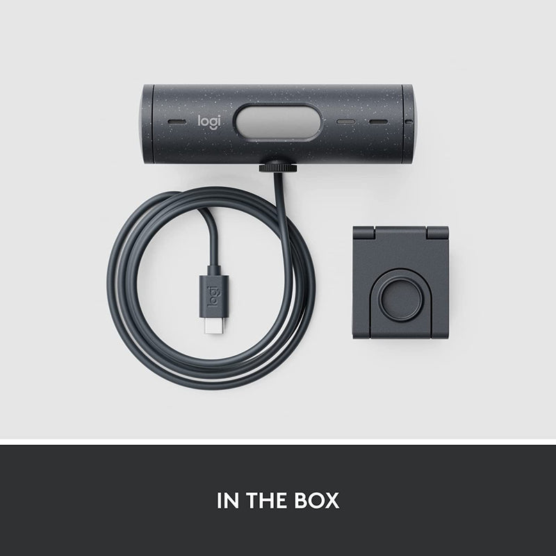 Logitech 960-001423 BRIO 500 Full HD USB-C Webcam Graphite