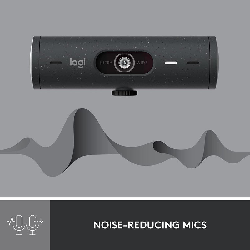 Logitech 960-001423 BRIO 500 Full HD USB-C Webcam Graphite