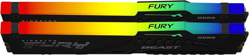 Kingston KF560C40BBAK2-16 FURY BEAST DDR5 6000MHz 16GB(2*8GB) Kit Gaming RGB RAM