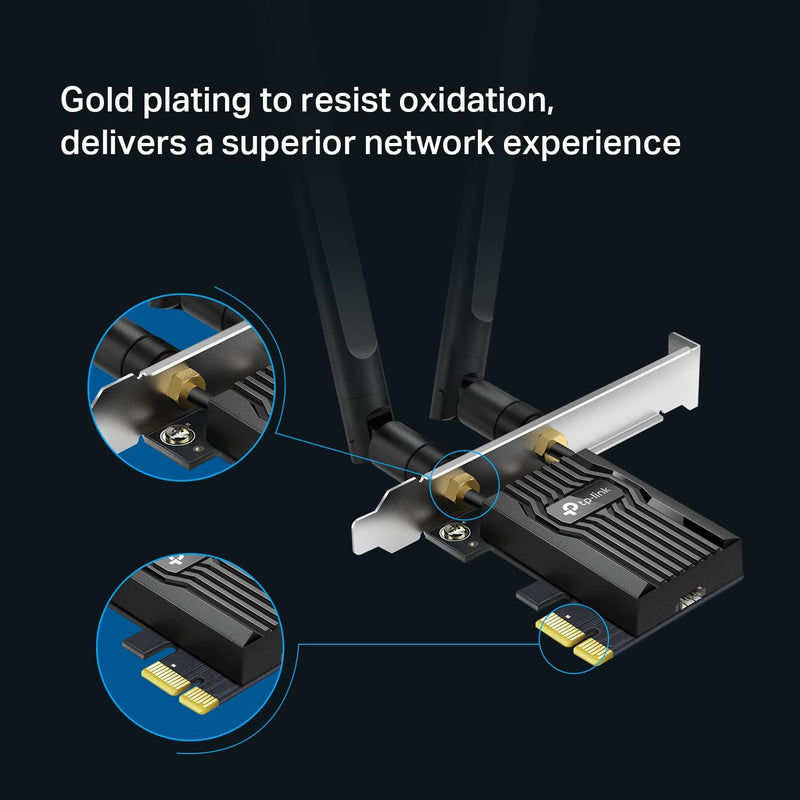 TP-Link Archer TX55E AX3000 Wi-Fi 6 Bluetooth 5.2 PCIe Adapter