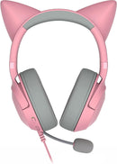 Razer RZ04-04730200-R3M1 Kraken Kitty V2 - USB Headset with RGB Kitty Ears - Quartz Edition - FRML Packaging