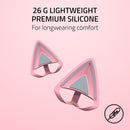 Razer RC21-02230200-R3M1 Kitty Ears V2 - Universal Fit Clip-on Kitty Ears for Headsets - Quartz Edition - FRML Packaging
