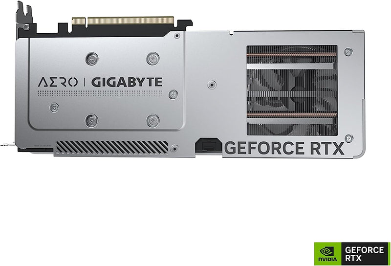 Gigabyte GV-N4060AERO OC-8GD GeForce RTX 4060 AERO OC 8G Gaming Graphics Card. White