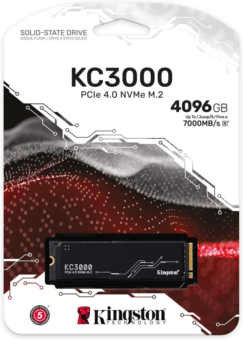 Kingston Technology KC3000 M.2 1024 GB PCI Express 4.0 3D TLC NVMe