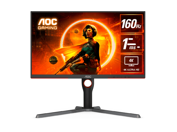 AOC U27G3X 27" 4K Gaming Monitor. 3840 × 2160 (UHD) 160Hz 1ms AdaptiveSync Fast IPS Display HDR 400