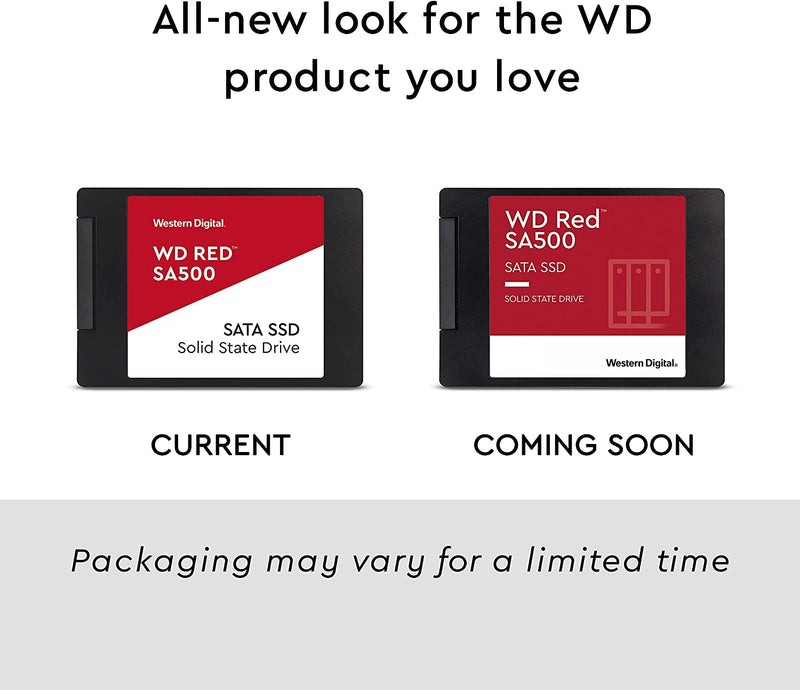 Western Digital Red SA500 2.5" 1000 GB Serial ATA III 3D NAND