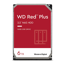 Wester Digital WD60EFPX 6TB Red Plus 3.5" NAS SATA Hard Drive