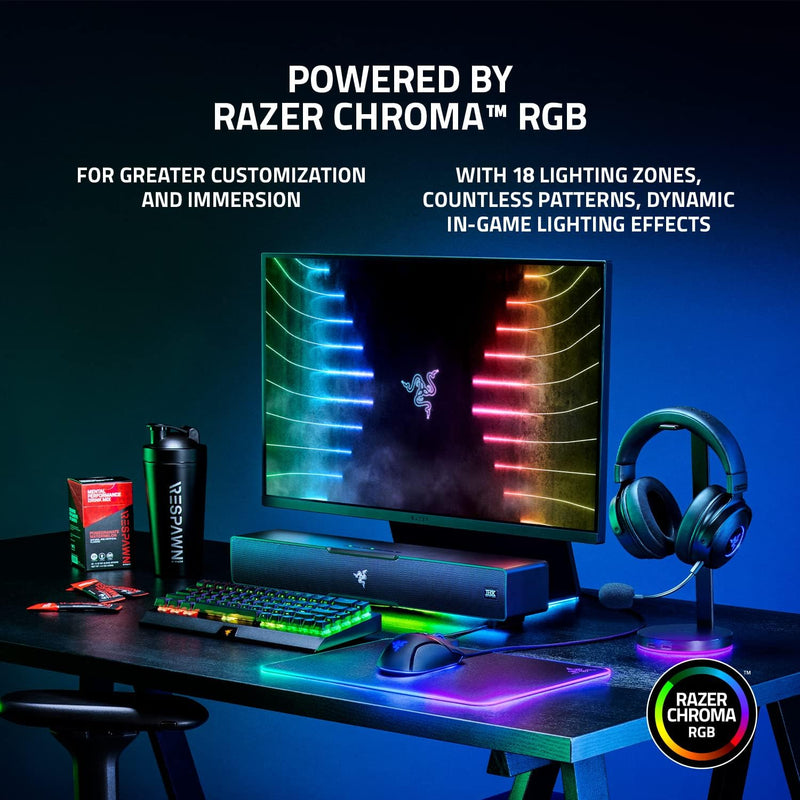 Razer RZ05-03920100-R3U1 Leviathan V2 - PC Gaming Sound Bar with Subwoofer - US/CAN + AUS/NZ Packaging (SP12N+SP-501A)
