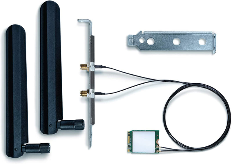 Intel AX200.NGWG.DTK M.2 2230 Wireless Desktop Kit. Wi-Fi 6 (Gig+) Desktop Kit, AX200, 2230, 2x2 AX+BT, vPro