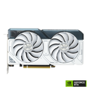 Asus DUAL-RTX4060TI-O8G-WHITE Dual GeForce RTX 4060 Ti White OC Edition 8GB GDDR6 with two powerful Axial-tech fans Gaming Graphics Card