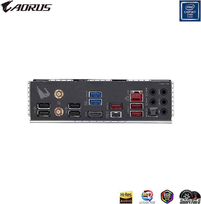 Gigabyte REFURBISHED GIGABYTE Z490 AORUS ULTRA Motherboard, 1 Year Warranty