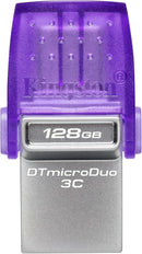 Kingston DTDUO3CG3/128GB DataTraveler microDuo 3C USB Flash Drive