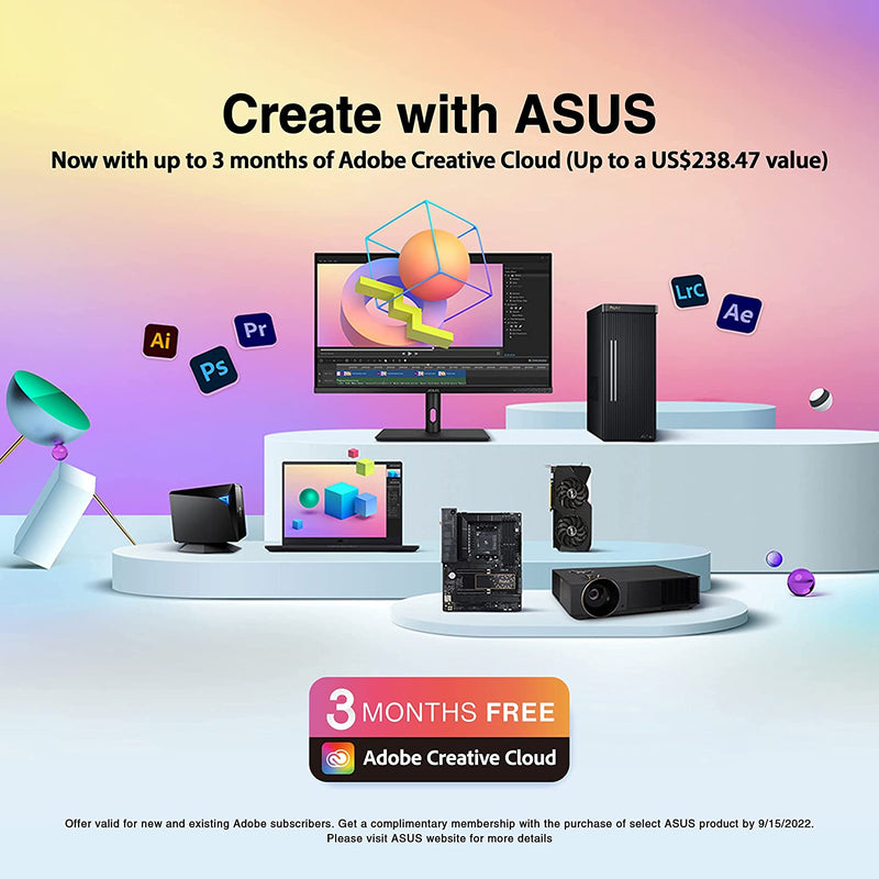 ASUS ProArt Display PA329CV Professional Monitor – 32-inch, IPS, 4K UHD (3840 x 2160), 100% sRGB, 100% Rec.709, Color Accuracy ΔE < 2, Calman Verified, USB-C, HDR-400, C-clamp, Ergonomic Stand