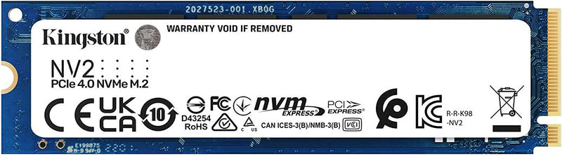 Kingston Technology NV2 M.2 500 GB PCI Express 4.0 NVMe