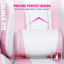 Cooler Master CMI-GCR1S-PKW Caliber R1S Rose Gaming Chair. Rose White