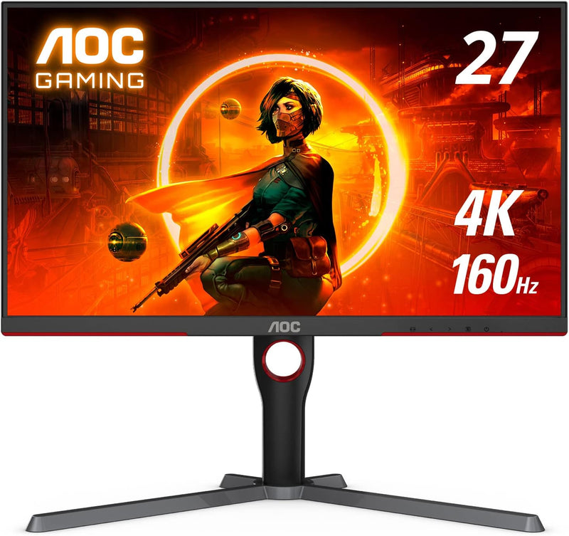 AOC U27G3X 27" 4K Gaming Monitor. 3840 × 2160 (UHD) 160Hz 1ms AdaptiveSync Fast IPS Display HDR 400
