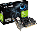 Gigabyte N710D3-2GL-V2 NVIDIA GeForce GT 710 Graphics Card. 2048MB DDR3 memory and 64-bit memory interface, 954MHz, Dual-link DVI-D / D-Sub / HDMI
