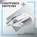 Logitech 910-006148 G502 X Wired Gaming Mouse - White