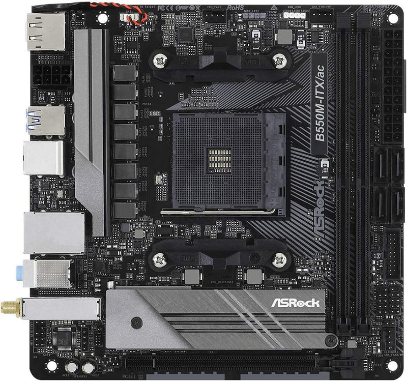 ASRock B550M-ITX/AC ITX DDR4 Motherboard