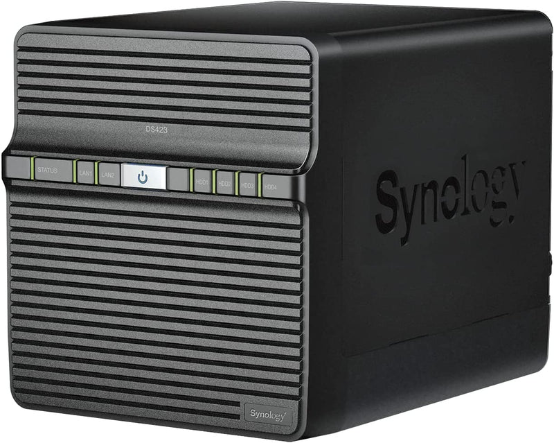 Synology DiskStation DS423 4-Bay 3.5" Diskless 2xGbE NAS, Realtek RTD1619B 4-core (4-thread) 1.7 GHz, 2GB RAM, 3 x USB3.2 - 2 Yr Wty