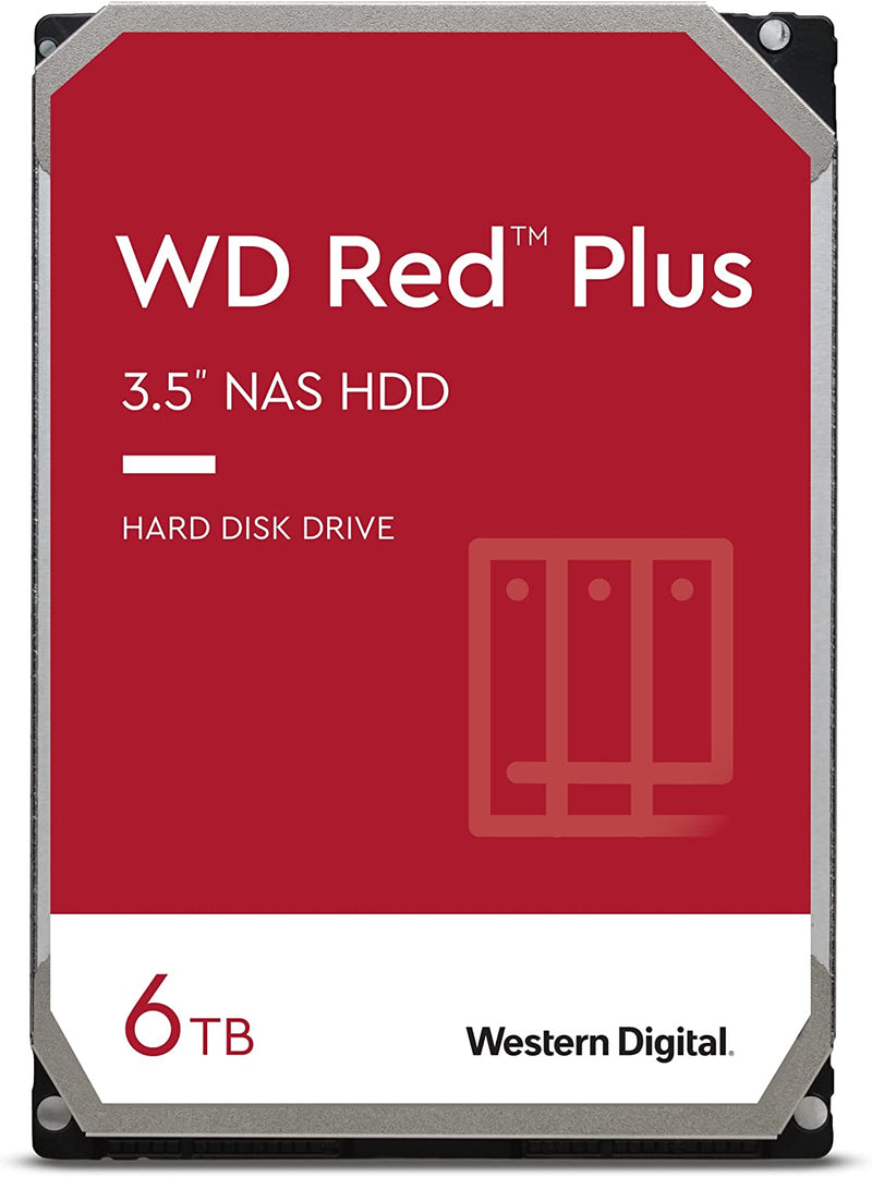 Western Digital WD Red Plus 3.5" 6000 GB Serial ATA III