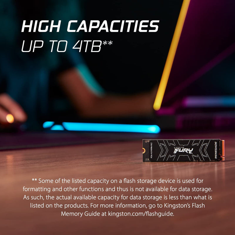 Kingston Technology FURY Renegade M.2 500 GB PCI Express 4.0 3D TLC NVMe