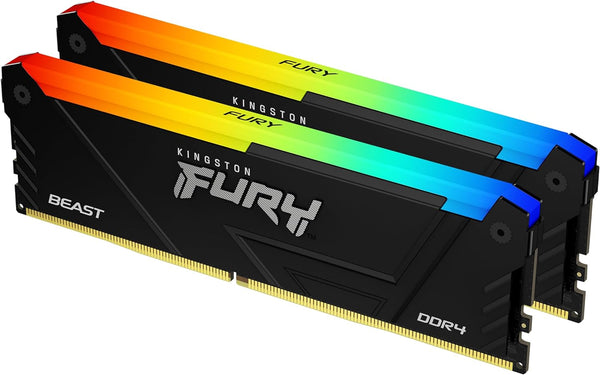 Kingston KF436C17BB2AK2/16 FURY Beast RGB 16GB (2x8GB) 3600Mhz DDR4 RGB Gaming Desktop RAM