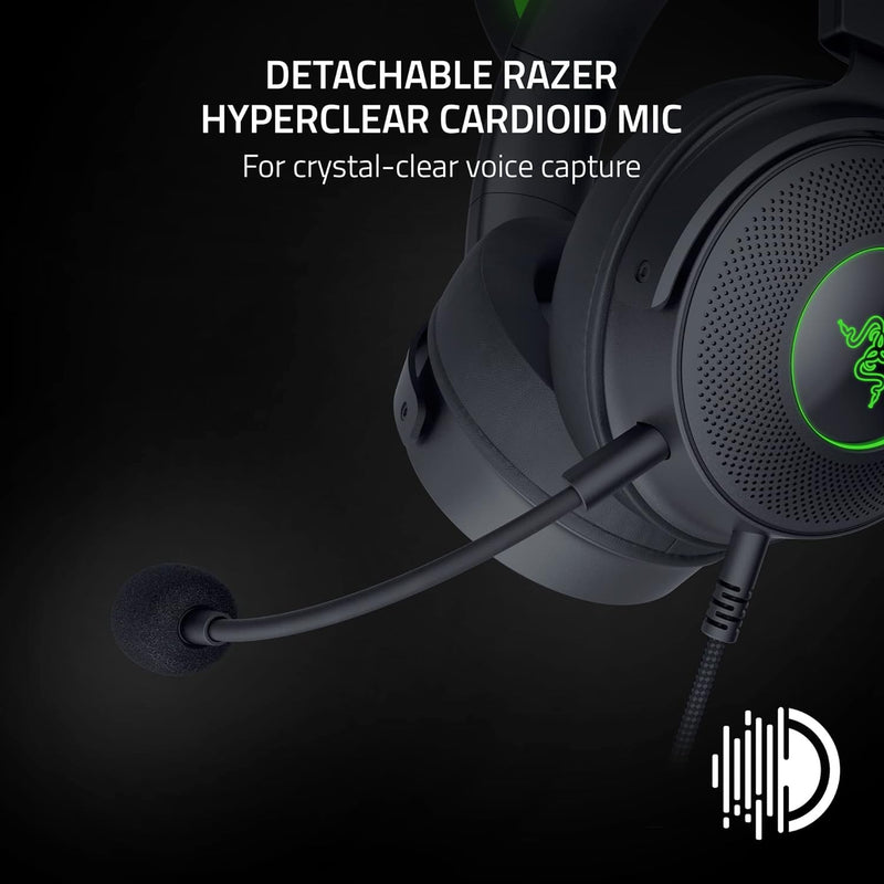Razer RZ04-04510100-R3M1 Kraken Kitty V2 Pro - Wired RGB Headset with Interchangeable Ears - Black - FRML Packaging