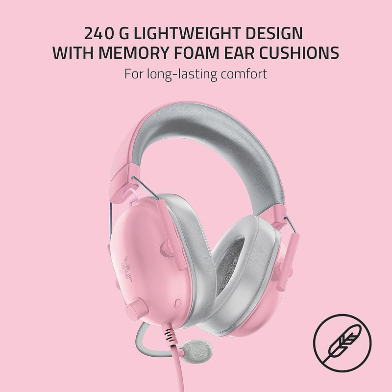 Razer RZ04-03240800-R3M1 BlackShark V2 X - Wired Gaming Headset - Quartz Edition - FRML Packaging