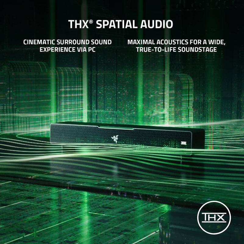 Razer RZ05-03920100-R3U1 Leviathan V2 - PC Gaming Sound Bar with Subwoofer - US/CAN + AUS/NZ Packaging (SP12N+SP-501A)