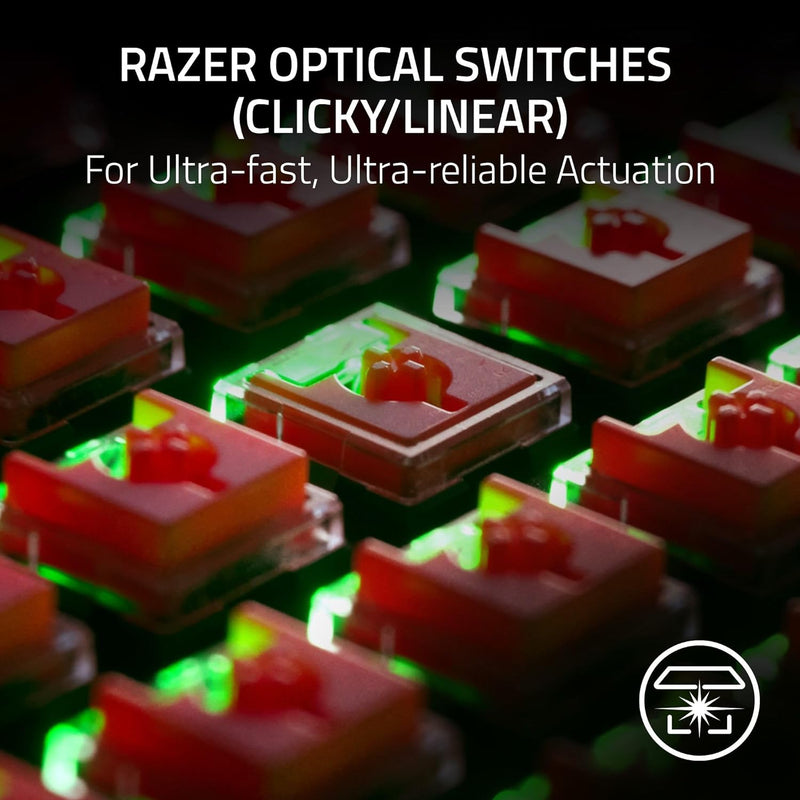 Razer RZ03-04500100-R3M1 DeathStalker V2 - Low Profile Optical Gaming Keyboard (Linear Red Switch) - US Layout – FRML