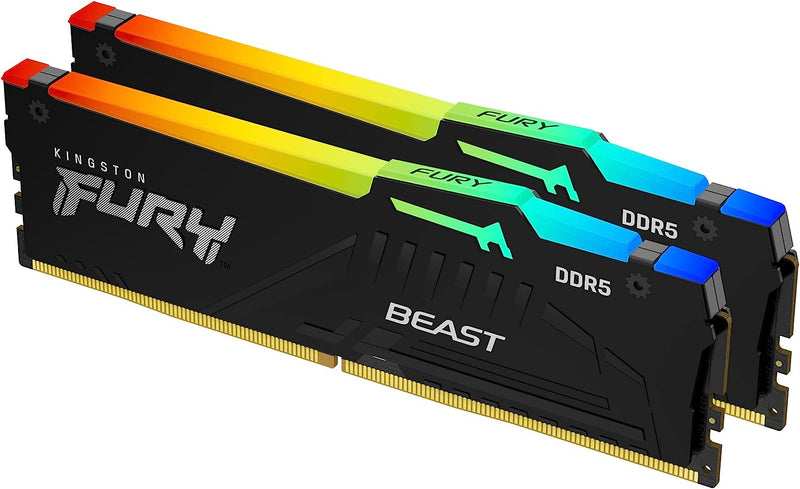 Kingston KF560C40BBAK2-16 FURY BEAST DDR5 6000MHz 16GB(2*8GB) Kit Gaming RGB RAM