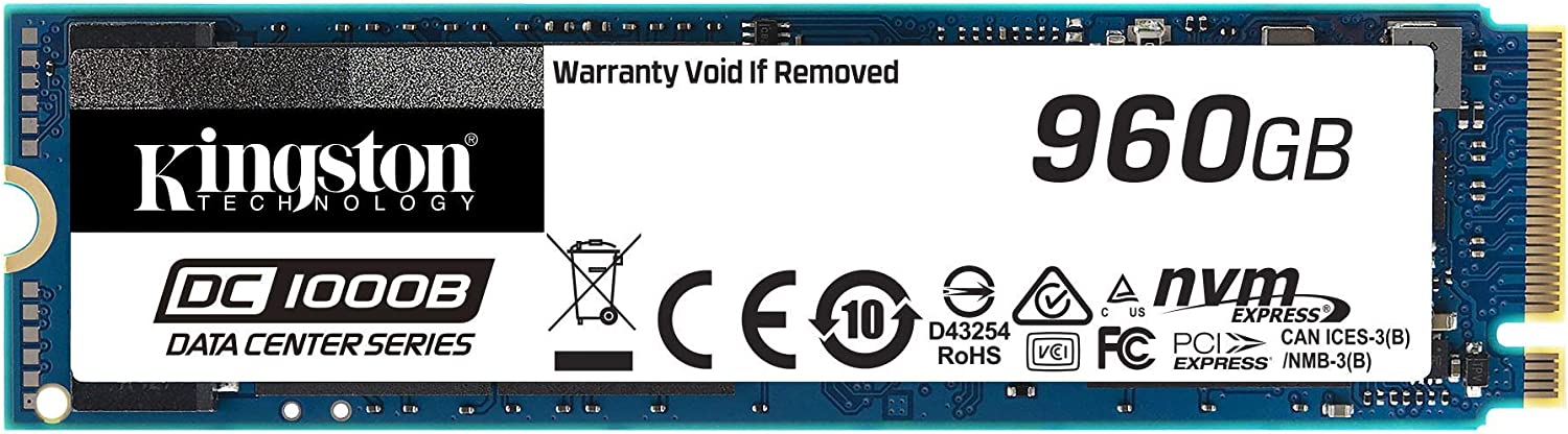 Kingston Technology DC1000B M.2 960 GB PCI Express 3.0 3D TLC NVMe