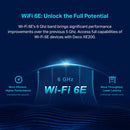 TP-Link Deco XE200(1-pack) AXE11000 Whole Home Mesh Wi-Fi 6E System