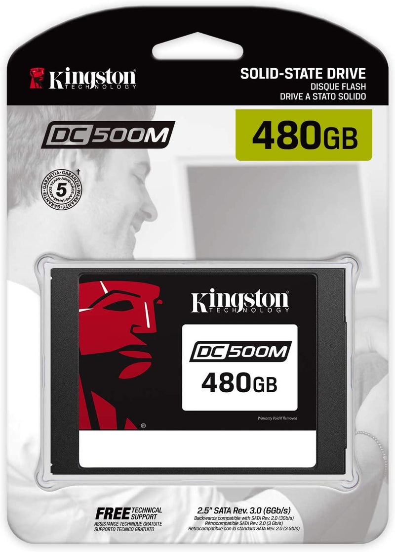 Kingston Technology DC500 2.5" 480 GB Serial ATA III 3D TLC