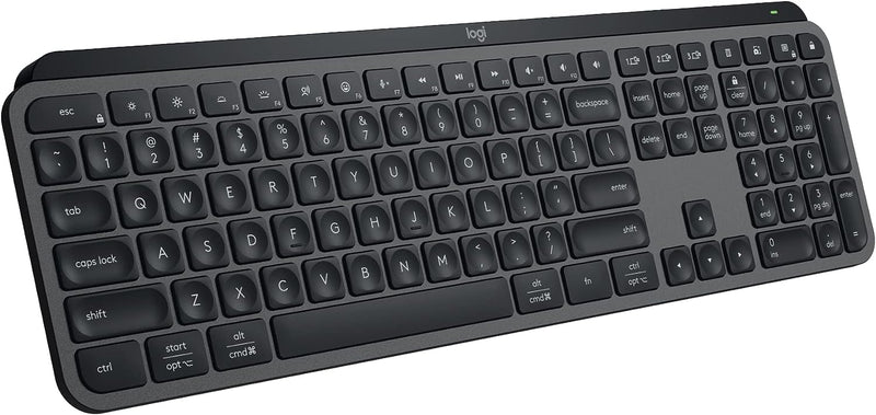 Logitech 920-011563 MX KEYS S Wireless ILLUMINATED Keyboard/ Rechargeable Li-Po (1500 mAh) battery Graphite 1-Year Limited Hardware Warranty KBLT-MXKEYS-GRAPHITE