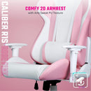 Cooler Master CMI-GCR1S-PKW Caliber R1S Rose Gaming Chair. Rose White