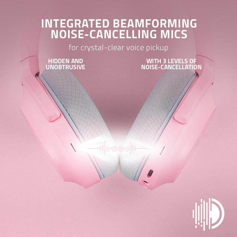 Razer RZ04-03790300-R3M1 Barracuda - Wireless Multi-platform Gaming and Mobile Headset - Quartz Pink - FRML Packaging